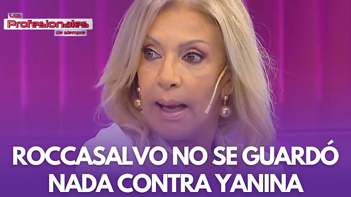 ¡ESCÁNDALO! YANINA LATORRE: SUSANA ROCCASALVO SIN FILTRO