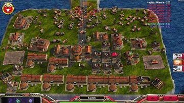 China Nuke - Command & Conquer Generals Zero Hour - 1 vs 5 HARD Gameplay