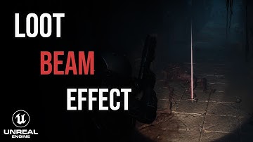Loot Beam Effect With Material - Unreal Engine 5 Tutorial