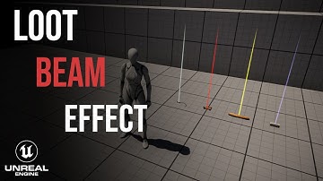 Loot Beam Effect With Material - Unreal Engine 5 Tutorial