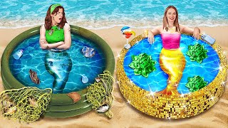 🧜‍♀️💸 KEGILAAN RIASAN PUTRI DUYUNG: KAYA VS MISKIN! 🌊😂