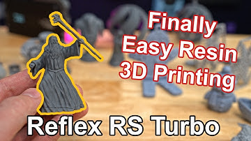 Is Resin Printing Getting Easy? - HeyGears Reflex RS Turbo Review