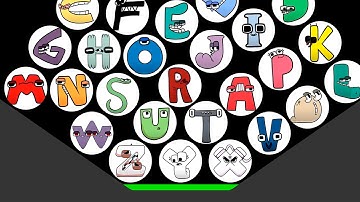 26 ALPHABET LORE Marble Race Tournament - Who will win?