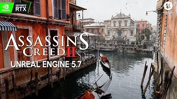 Walking Tour of Venice | ULTRA REALISTIC Tech Demo in UNREAL ENGINE 5.7 with RTX 5090 4K