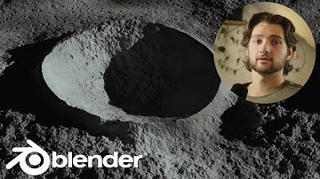 Create a Realistic Procedural Moon Surface in Blender | Geometry Nodes Tutorial