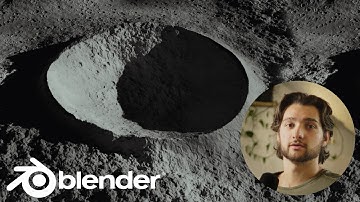 Create a Realistic Procedural Moon Surface in Blender | Geometry Nodes Tutorial