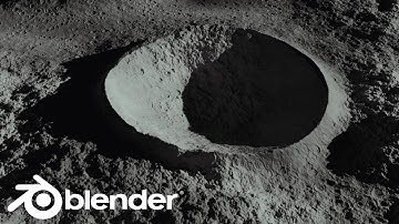 Create a Realistic Procedural Moon Surface in Blender | Geometry Nodes Tutorial