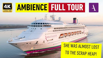 Het schip dat weigerde gesloopt te worden Ambience Cruise Ship 4K Tour [Ex-Pacific Dawn / Regal P...