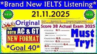 IELTS LISTENING PRACTICE TEST 2025 WITH ANSWERS | 21.11.2025