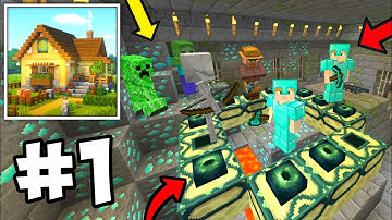 Craft World Block Building Find Diamonds And End Portal - Multiplayer Survival Part 1 🤯