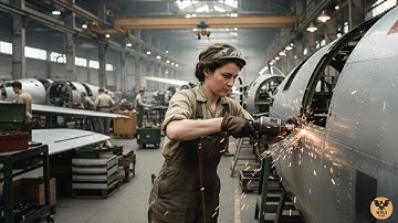 B-17 Wings Took 20 HOURS To Make, Until This Riveter