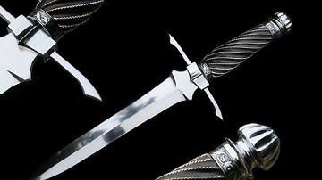 Forge Dagger "Twisted Flute + Wire Handle" African Blackwood 5160 Spring Steel #forging #maker