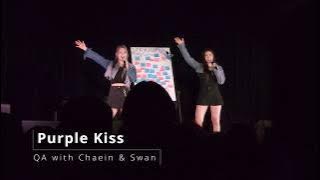 Purple Kiss (퍼플키스) 2024 BXX Toronto QA with Chaein & Swan