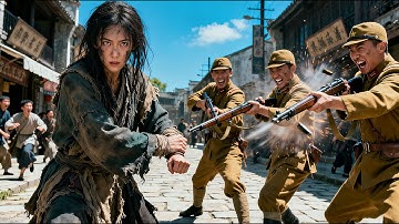 功夫抗日電影！日軍欺負女乞丐，哪料她竟是隱藏絕世高手！ ⚔️ 抗日 MMA | Kung Fu