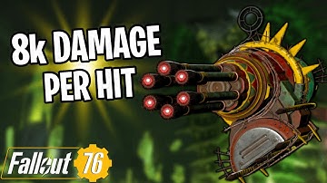 8,000 DAMAGE PEPPER SHAKER Build MELTS EN06! | Fallout 76 (Human)