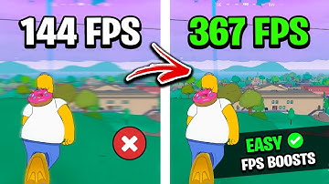 Hoe je je FPS kunt VERHOGEN in Fortnite Simpsons Seizoen! (Optimalisatiegids)