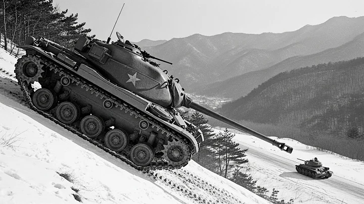 North Korean Tankers Shocked as US M46 Patton Destroyed T-34s From Unclimbable Ridges