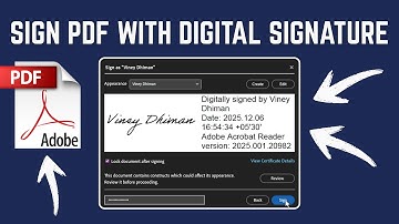 How to Sign PDF with Digital Signature Certificate (Adobe Acrobat Reader)