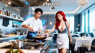 ¡El conserje es un Maestro Culinario Oculto!¡Socialités hacen cola,pagando billones por su arroz fri