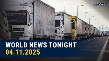 Thousands of EU trucks stranded as Belarus imposes entry ban | World News Tonight