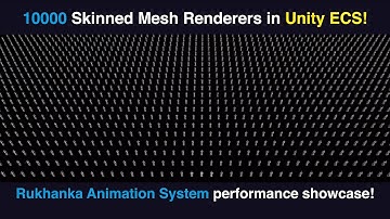 Tutorial - Animations with Rukhanka + VContainer + ECS (10000 Skinned Mesh Renderers)