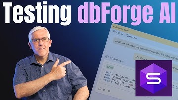 AI for SQL Server: dbForge Studio + AI Assistant (Full Demo)
