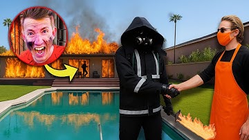 (EXPOSED) BURN FACE RETURN?! 😱🔥 SPY NINJAS SAFE HOUSE BURNED (Chad Wild Clay, Vy Qwaint, Melvin Pz9)