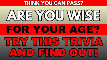 Think You Can Get 12 Out Of 20 For This Tough Trivia? Most People Can