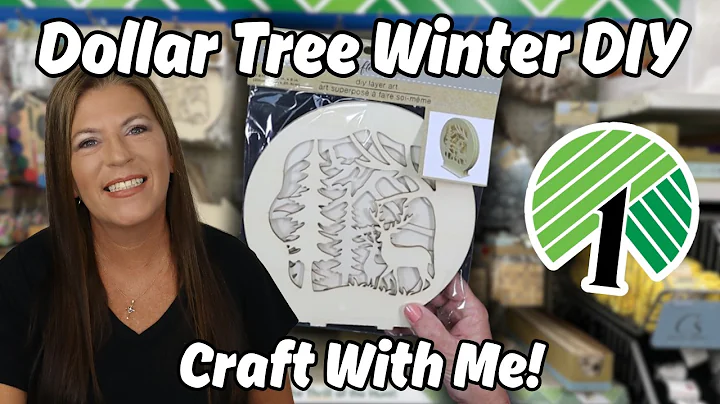 Dollar Tree Winter DIY Craft With Me!