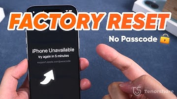 How to Factory Reset iPhone without Passcode 2026 | 5 Easy Ways