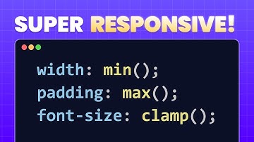 Learn min(), max() and clamp() in 5 Minutes