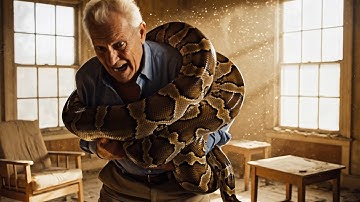 rescue animal: Giant Burmese Python Attacks Elderly Man: The Incredible Rescue Mission