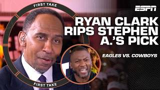 Ryan Clark CRITICIZES Stephen A. for his Cowboys-Eagles pick 👀 ‘He hates Philadelphia’ | First Take