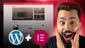 Criando um PORTAL DE NOTÍCIAS no WordPress com Elementor Free - Tutorial Completo
