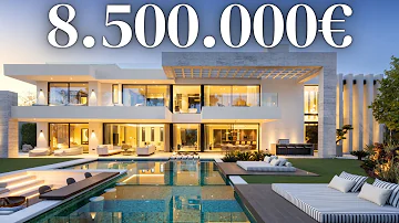 Inside a 8.500.000€ Mansion with Captivating Contemporary Architecture & stunning interior design!