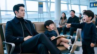 Mini version of him holds leg shouting 'Dad'!Tycoon collapses at airport:My kid? The other a bastard