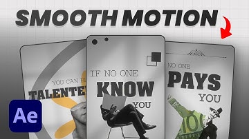 How to Animate SMOOTH Motion Reel in After Effects | Complete Guide