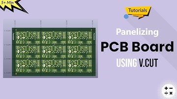 How to panelize PCB board using V cuts in KiCad 9 | Beginners Tutorial