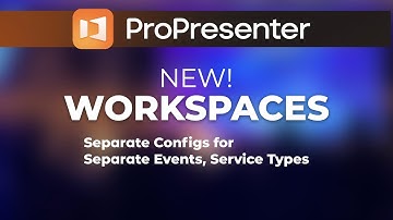 Training over de NIEUWE functie ProPresenter Workspaces | V20 en verder!