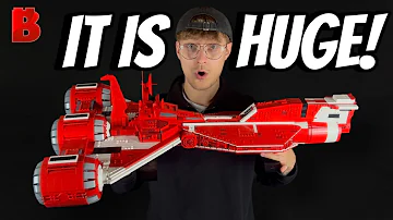 My Childhood DREAM Got Fulfilled! 8k Parts LEGO Consular Cruiser!!