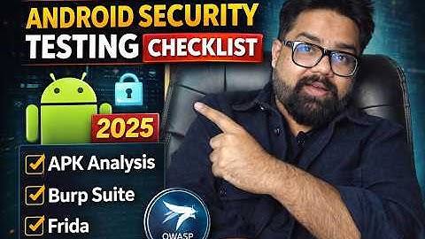 Android Security Testing Full Checklist 2025 | OWASP MASVS Deep Dive | PentestHint
