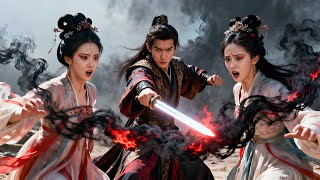 【MULTI SUB】神秘黑霧突襲！最強小夥一招秒殺妖魔，斬黑霧救美人，這波打戲行雲流水，堪稱邪祟剋星！#武俠 #奇幻 #movie #chinesedrama