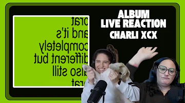 Charli XCX "brat and it's completely different but also still brat" LIVE REACTION