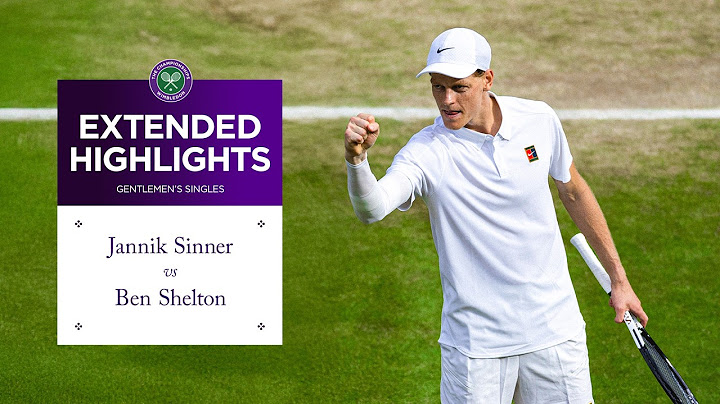 Stunning display | Jannik Sinner vs Ben Shelton | Extended Highlights | Wimbledon 2025