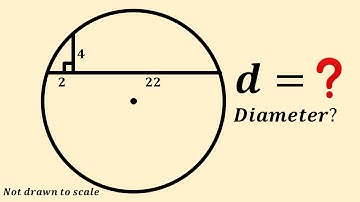 Unveiling the Diameter: Chord Intersection Challenge #geometry #maths