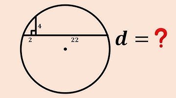 Unveiling the Diameter: Chord Intersection Challenge #geometry #maths