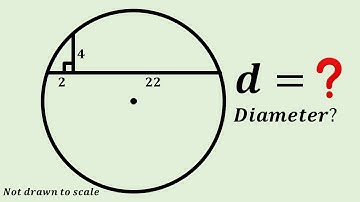 Unveiling the Diameter: Chord Intersection Challenge #geometry #maths