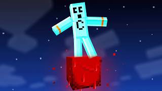 Minecraft but there's only One Blood Block