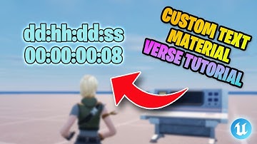 Making Custom Text Materials in Fortnite Creative 2.0 (UEFN & Verse Tutorial)