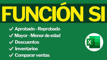 ✅Función SI en Excel: 5 Ejemplos Básicos Explicados Paso a Paso